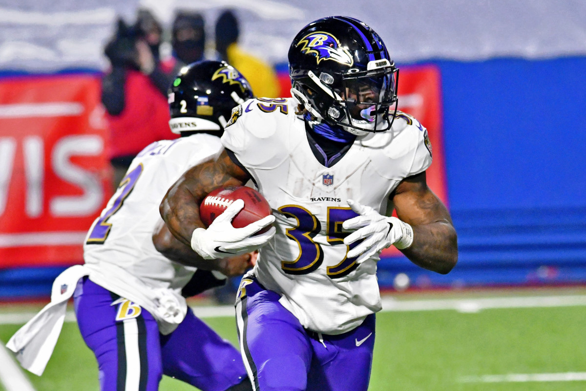 Baltimore Ravens Gus Edwards